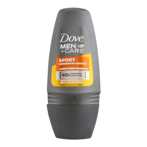 Dove Men + Care Sport Endurance + Comfort Anti-Perspirant Roll On, 50ml
