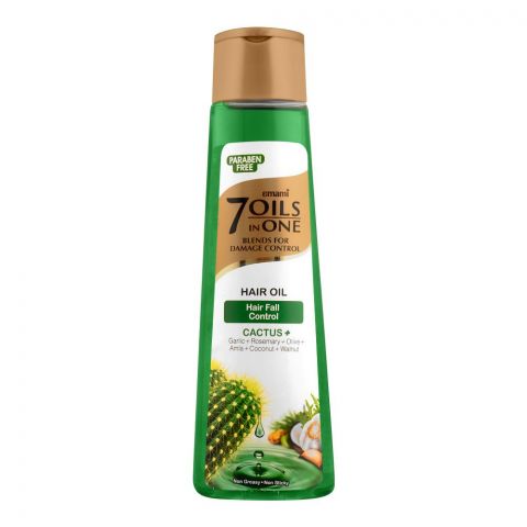 Emami 7 Oils in One Cactus Hair Fall Control Hair Oil, Hair Fall Control, 200ml