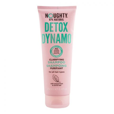 Noughty 97% Natural Detox Dynamo Clarifying Shampoo, For All Hair Types, 250ml