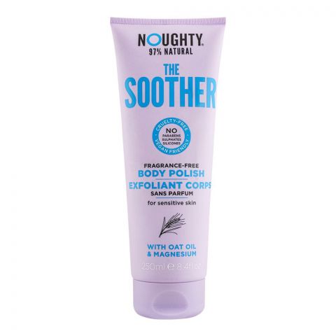 Noughty 97% Natural The Soother Fragrance-Free Body Polish, For Sensitive Skin, 250ml