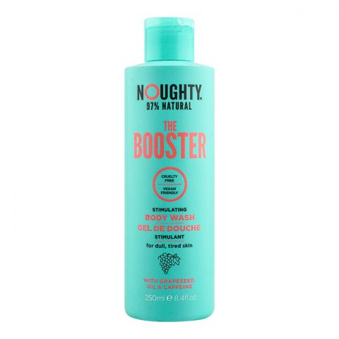 Noughty 97% Natural The Booster Stimulating Body Wash, For Dull, Tired Skin, 250ml