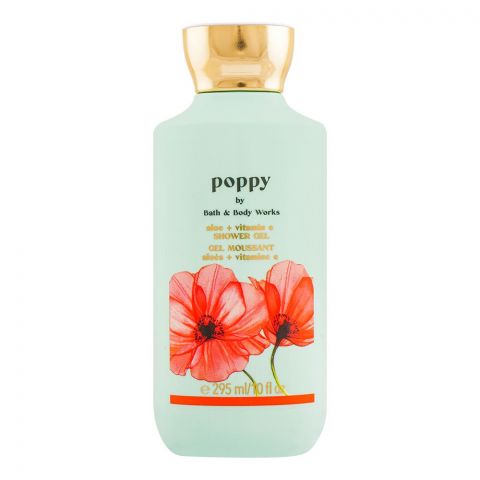 Bath & Body Works Poppy Aloe + Vitamin E Shower Gel, 295ml