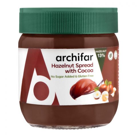 Archifar Hazelnut Spread With Cocoa, Gluten-Free, 400g