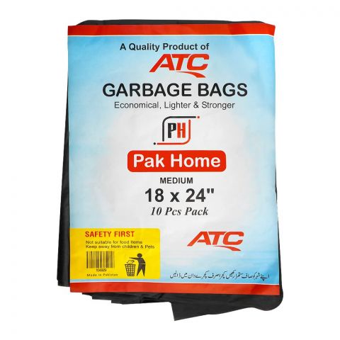 ATC Garbage Bag, 18x24, Medium, 10-Pack