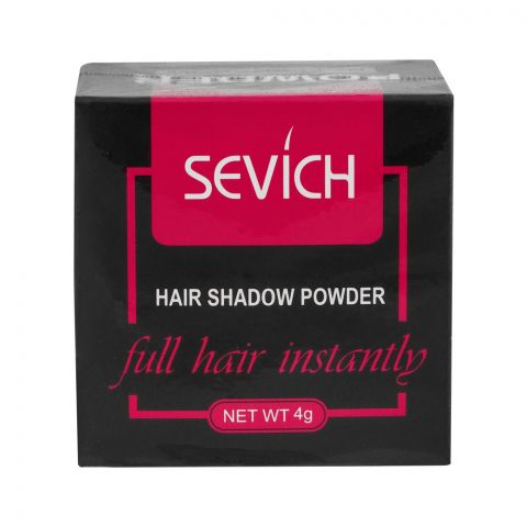 Sevich Hair Shadow Powder Full Hair Instantly, Grey, 4g