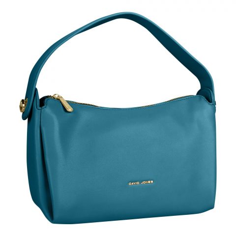 D-J Hand Bag With Shoulder Strap, Blue, CM6625