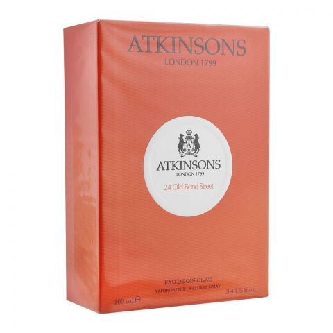 Atkinsons 1799 24 Old Bond Street Eau De Cologne, For Men & Women, 100ml