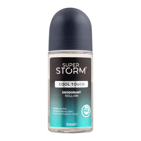 Super Storm Cool Touch 48H, Deodorant Roll-On, 50ml