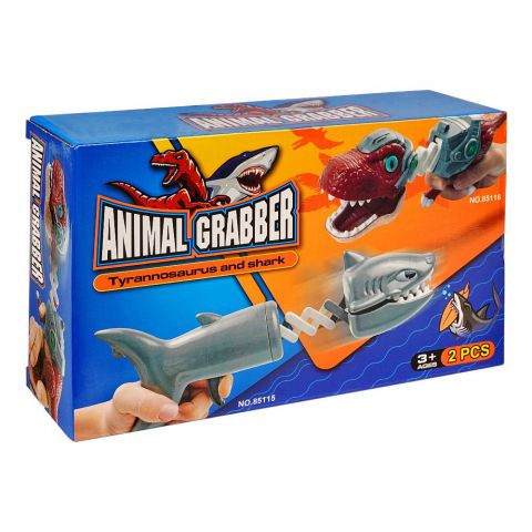 Rabia Toys Animal Grabber Tyrannosaurus And Shark Game 2-Pack, For 3+ Years, 85115