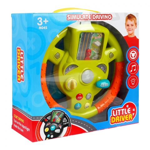 Rabia Toys Stimulate Electric Driving Steering W/Light, Music & Horn, For 3+ Years, 3688-A