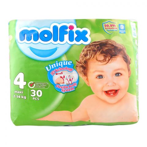 Molfix 4 Maxi 7-14 KG, 30-Pack