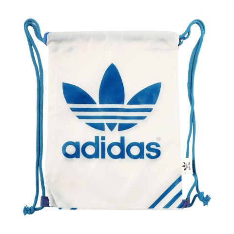 ADS Travel Bag, White With Blue Strip, CB-1033-2