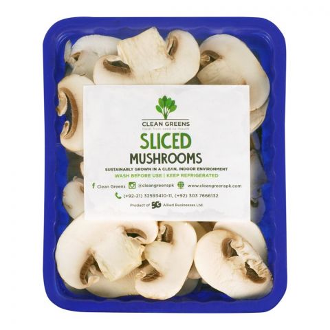 Fresh Basket Sliced Mushrooms, Local, 250g