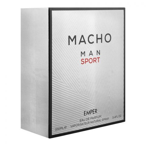 Macho's Man Sport Emper Eau De Parfum, For Men, 100ml