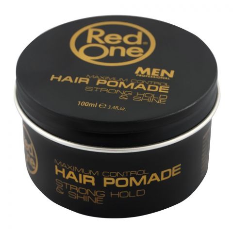 Red One Men Strong Hold & Shine Hair Pomade, 100ml