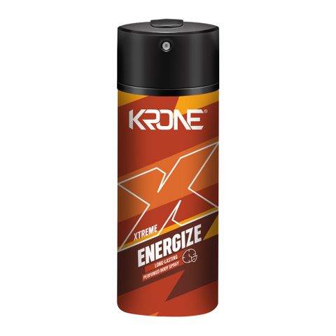 Krone Xtreme Energize Body Spray, For Men, 150ml