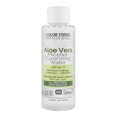 Color Studio Aloe Vera All-In-1 Miceller Cleansing Water, 100ml