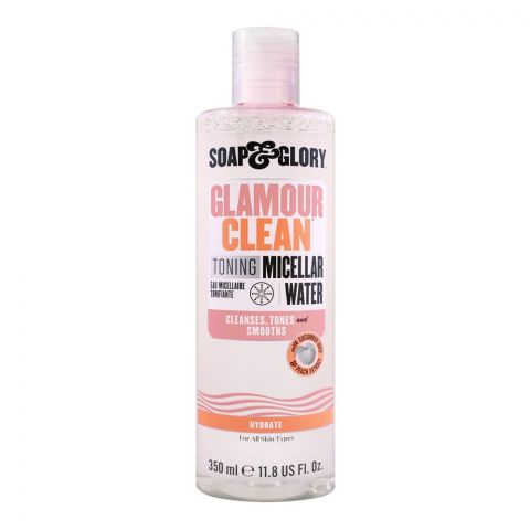 Soap & Glory Glamour Clean Toning Micellar Water, 350ml