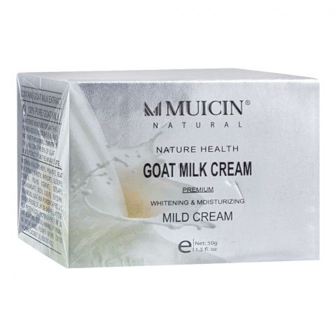 Muicin Goat Milk Whitening & Moisturizing Mild Cream, Premium, 50g