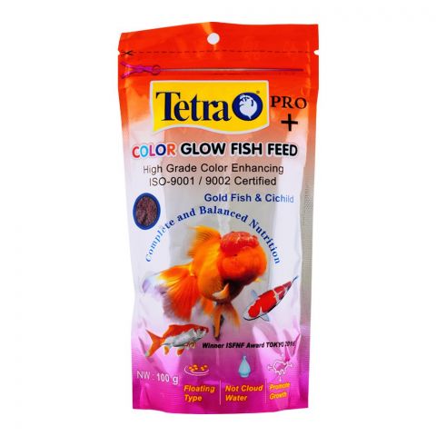 Tetra Pro+ Color Glow Fish Feed, 100g