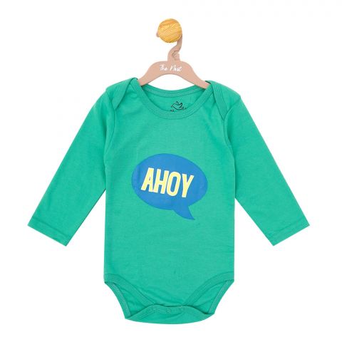 The Nest Marine Fun Collection Ahoy There Long Sleeve Bodysuit, 5700
