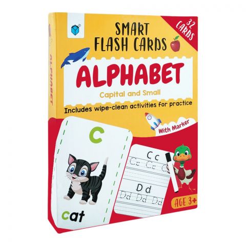 Smart Flash Card Alphabet Capital & Small Book