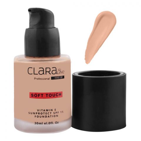 Claraline Professional Soft Touch SPF 15 Foundation, 717, 30ml