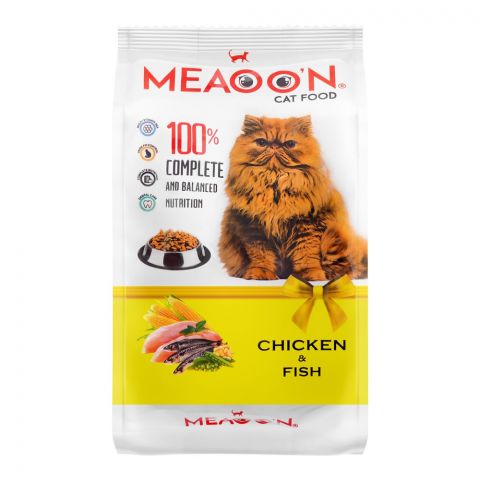 Meaoon Chicken & Fish Cat Food, 1 KG