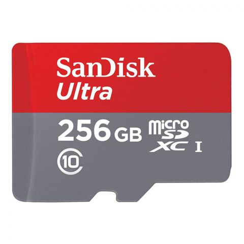 Sandisk Ultra Micro SDXC UHS-1 Card, 100 MB/s, 256GB