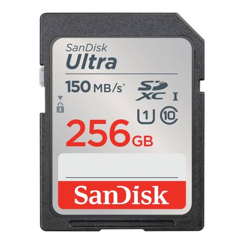 Sandisk Ultra SDXC UHS-1 Card, 150MB/s, 256GB