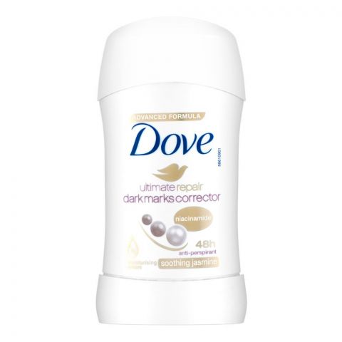 Dove Ultimate Repair Dark Marks Corrector Soothing Jasmine Anti-Perspirant Deodorant Stick, For Women, 40g