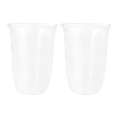 DeLonghi Latte Macchiato Glasses, 2x 220ml, DLSC312