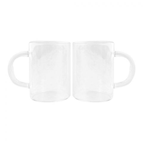 DeLonghi Glass Coffee Mugs, 2x 250ml, DLSC320