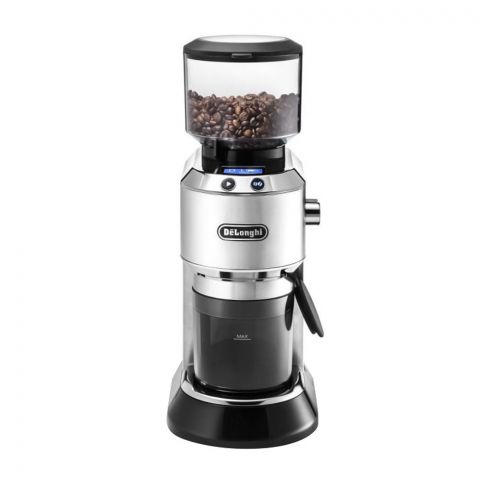 DeLonghi Stainless Steel Conical Burr Coffee Grinder, KG-521.M