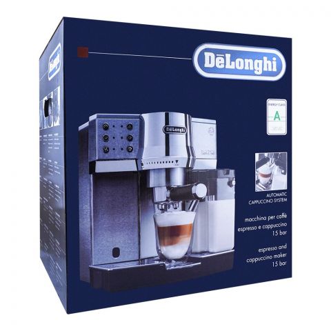 DeLonghi Espresso And Cappuccino Maker 15 Bar, EC-850.M