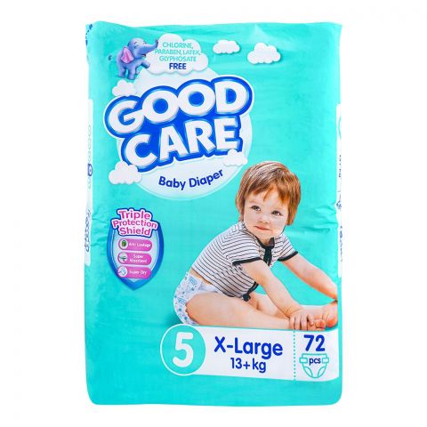 Good Care Baby Diaper No. 5 X-Large, 13+ KG, 72-Pack
