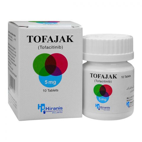 Hiranis Pharmaceuticals Tofajak Tablet, 5mg, 10-Pack