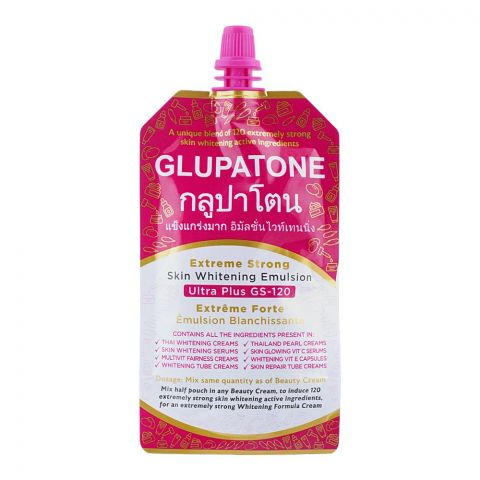 Glupatone Extreme Strong Skin Whitening Emulsion Ultra Plus GS-120, 50g