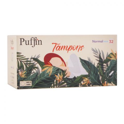Puffin Tampons Normal, 32-Pack