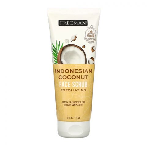 Freeman Indonesian Coconut Exfoliating Face Scrub, 175ml