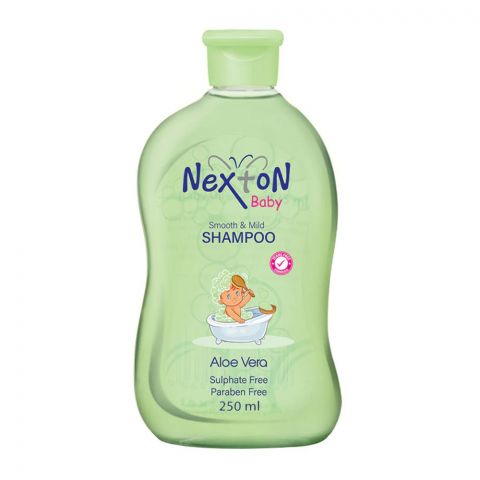 Nexton Aloe Vera Sulphate Free Smooth & Mild Shampoo, 250ml