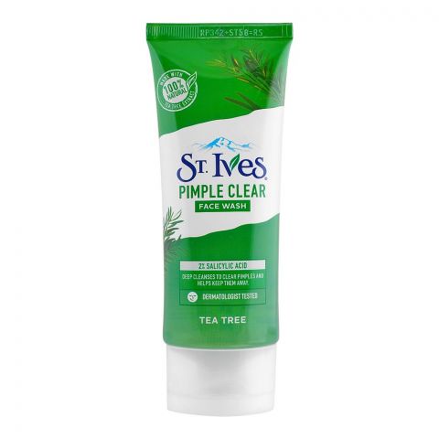 St. Ives Pimple Clear Tea Tree Face Wash, 100g