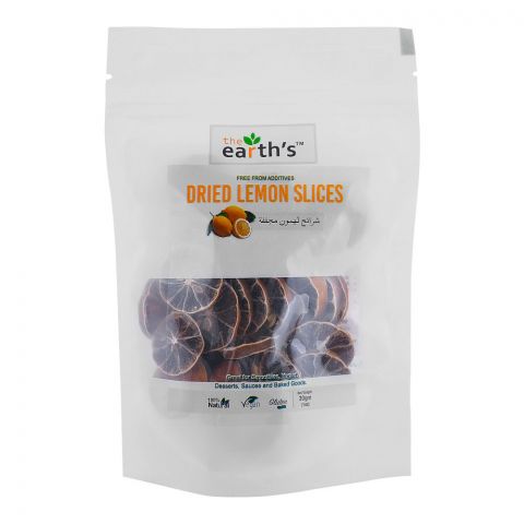 The Earth's Dried Lemon Slices, 30g