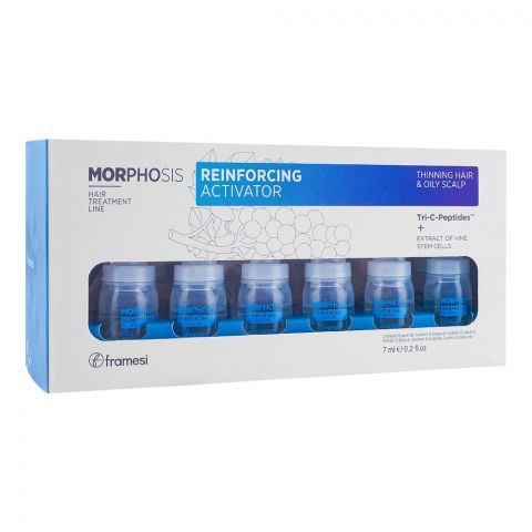 Framesi Morphosis Reinforcing Activator, Hair Line Treatment, 12x7ml