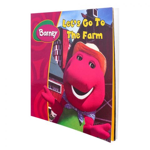 Barney Let's Go To The Farm, Book
