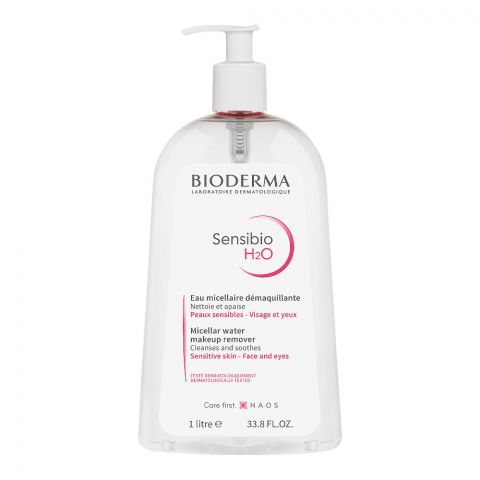Bioderma Sensibio H2O Micellar Water Make-Up Remover, 1 Liter