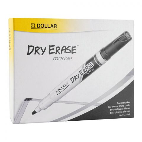 Dollar Dry Erase Marker 2.0 12-Pack, DE2 Black