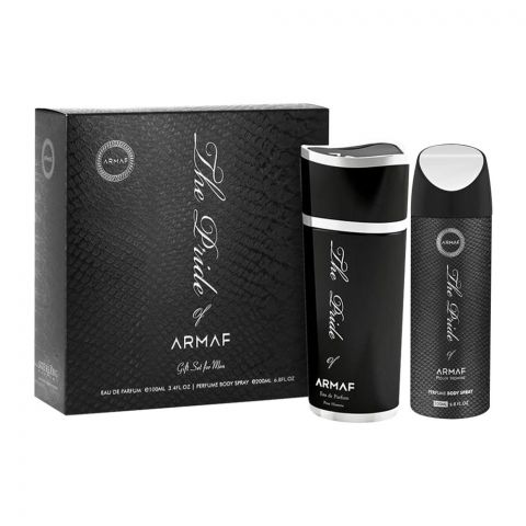Armaf The Pride Gift Set For Men, Eau De Parfum 100ml + Body Spray, 200ml