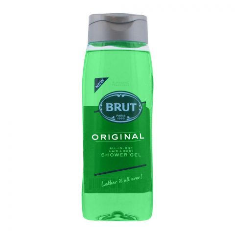 Brut Original All-In-One Hair & Body Shower Gel, 500ml