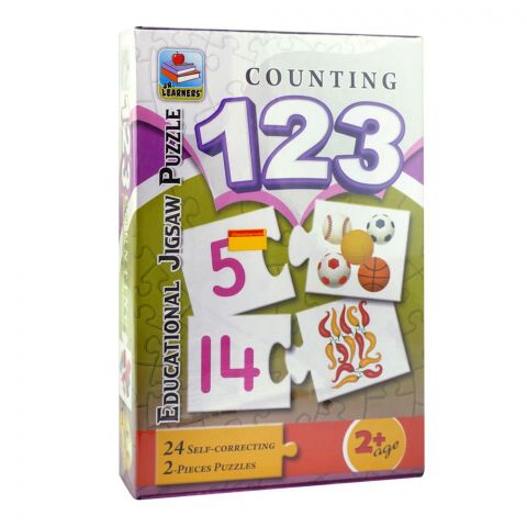 Jr. Learners Educational Jigsaw Puzzle, For 2+ Years, Counting 123, 229-2393